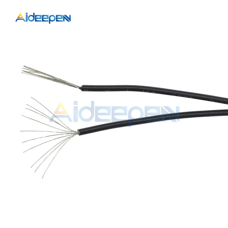 10 м/лот 24 AWG провод электрический провод Луженая изолированный кабель красный черный синий желтый цвет 10 м для электрооборудования
