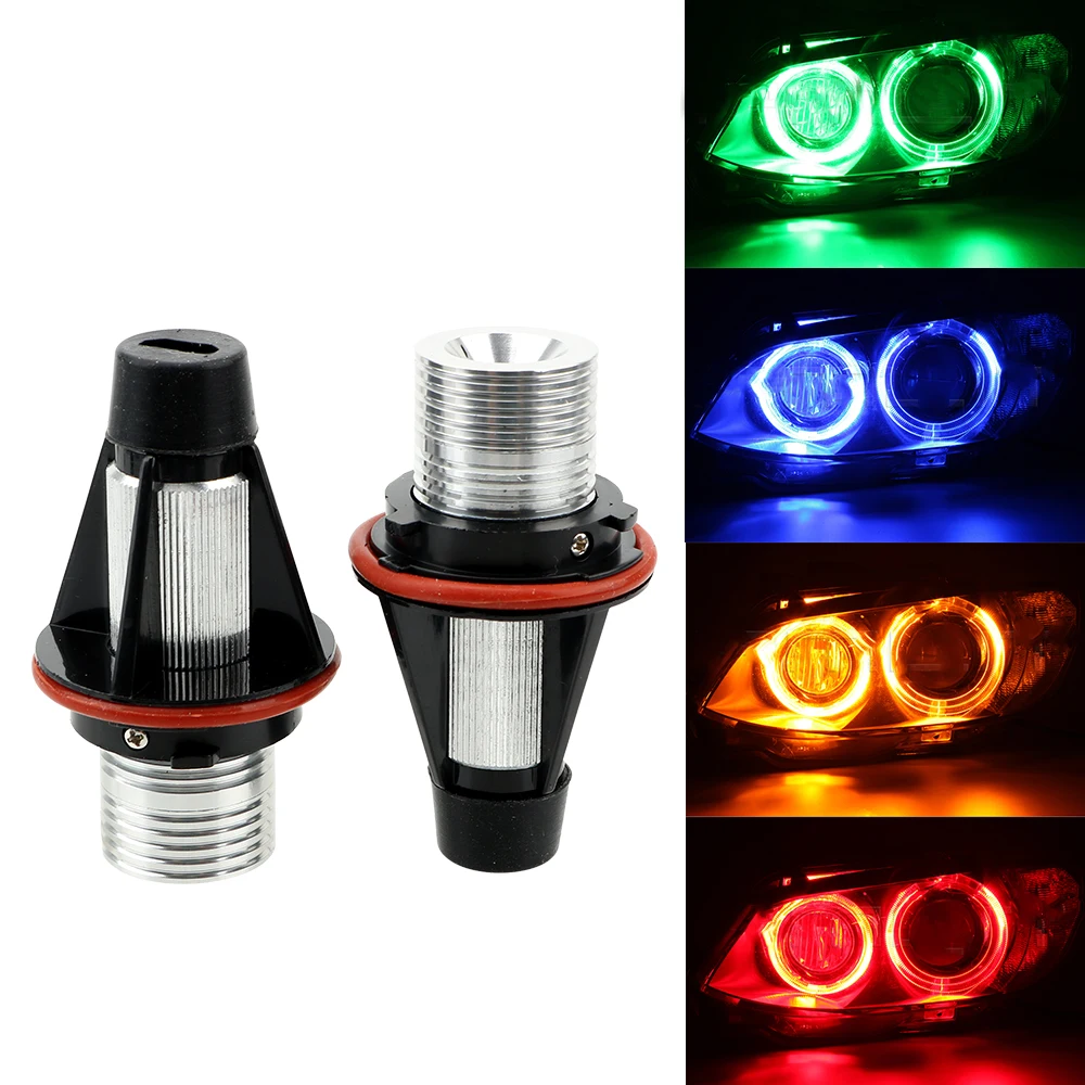 

Автомобильные лампы без ошибок, 2 шт., Светодиодные Габаритные огни Angel Eyes для BMW E39 E53 E60 E61 E63 E64 E65 E66 E87 525i 530i xi 545i M5