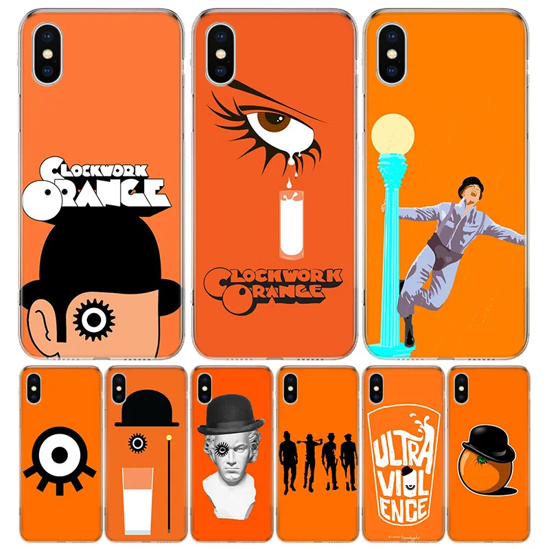 

A Clockwork Orange Film Phone Case For iPhone 13 12 11 Pro Max 6 X 8 6S 7 Plus XS XR Mini 5S SE 7P 6P Pattern Cover Coque