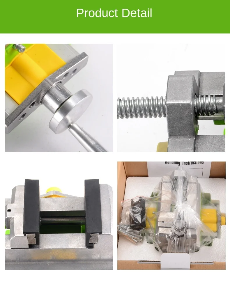 

Precision cross flat-nose pliers, bench drill special bench vise, milling machine bidirectional movable workbench fixture