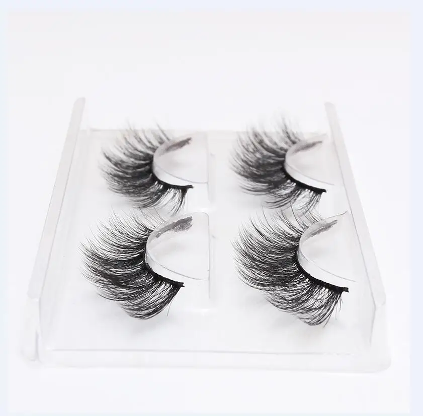 2 pairs 759 HBZGTLAD 5/8/10 пар 3D норковые накладные ресницы натуральные/толстые длинные ресницы для макияжа инструменты для наращивания - Цвет: 2 pairs 759