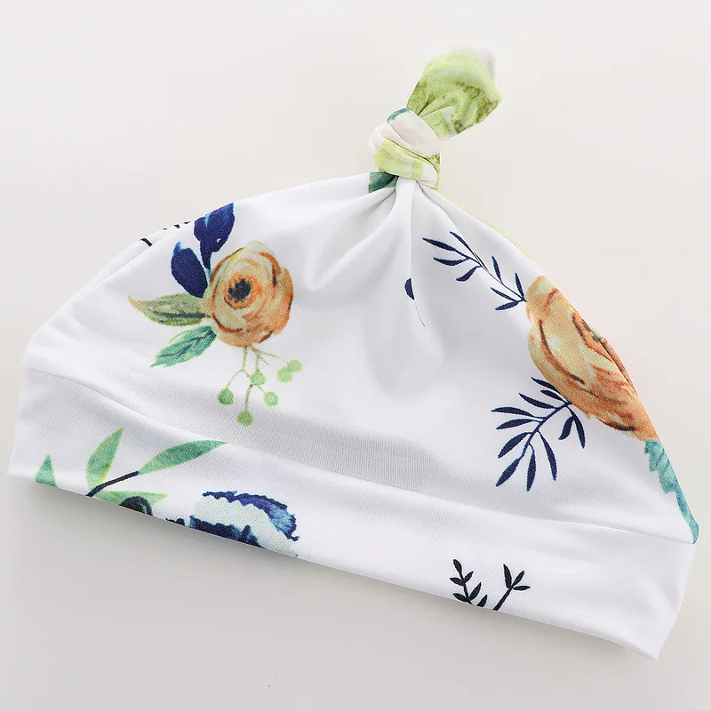 

0-3 Age New Fashion 2019 Cotton Newborn Girls Clothes 4pcs Sets Kids Clothes Infant Baby Outfits Clothes with Hair Band & Cap