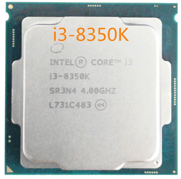 Процессор Intel Core I3 8350K для ПК 4-ядерный процессор LGA 1151 I3-8350K 14 Nano 8 FC-LGA | Компьютеры и