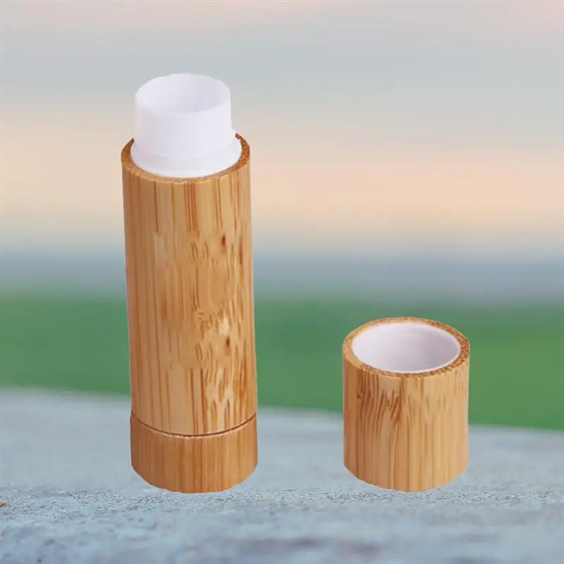 Пустые бамбуковые стеклянные контейнеры 2 шт. карандаш дезодорирующая трубка для