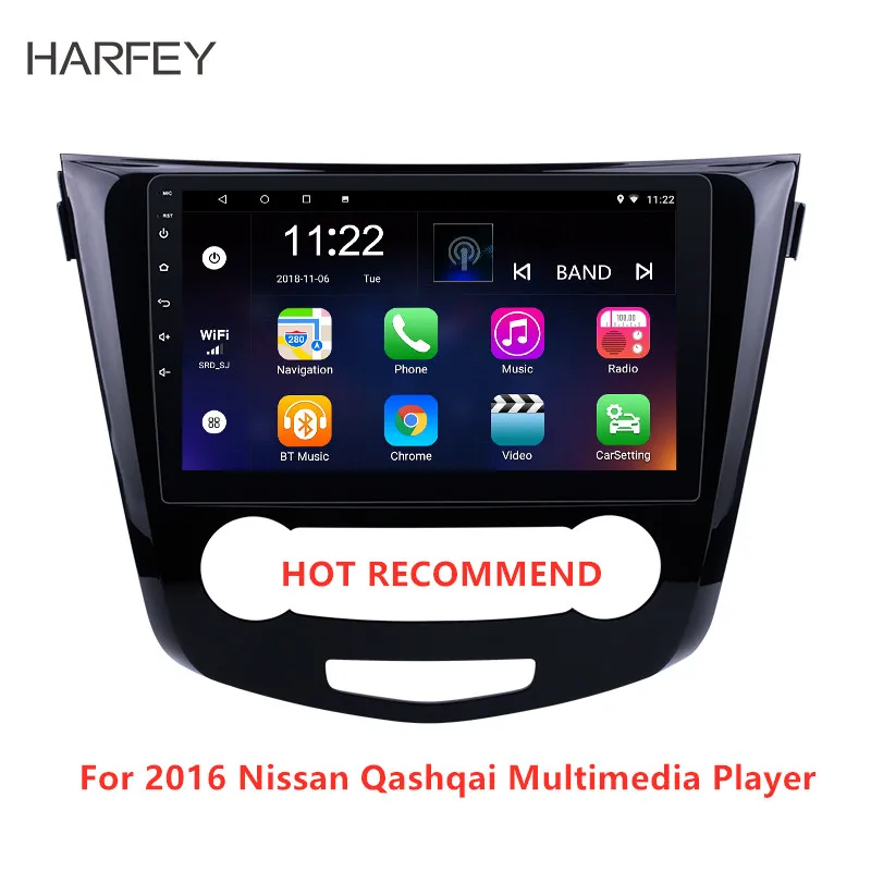 Harfey 2Din 10 1 &quotAndroid 8 1/7 автомобиль gps Мультимедийный проигрыватель автомобиля радио