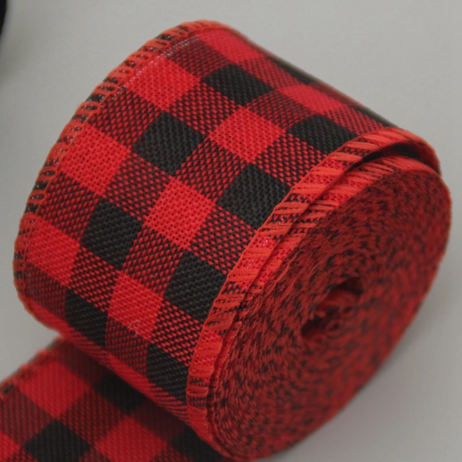 6 м/рулон винтажная блуза с красной ленты в шотландскую клетку для пошива одежды
