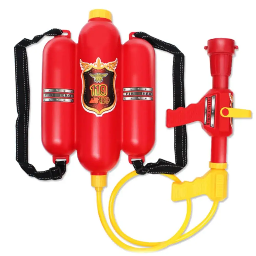 

Outdoor Red Props Summer Water Gun Children Plastic Squirter Beach Sprayer Kids Gift Fireman Toy Durable