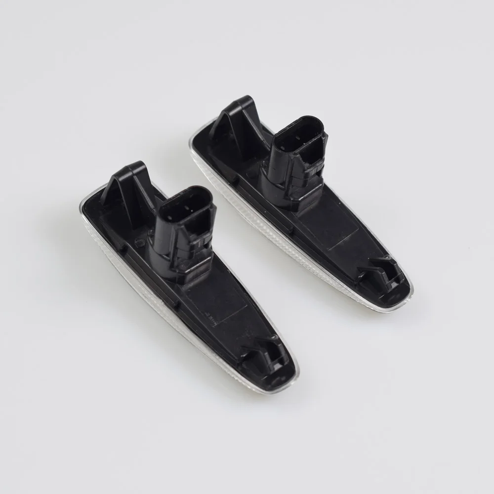 

2 pieces Amber Dynamic LED Fender Side Marker Turn Signal Lights Yellow 8351A001 For Mistubish Lancer EVO X Smoke LED Light