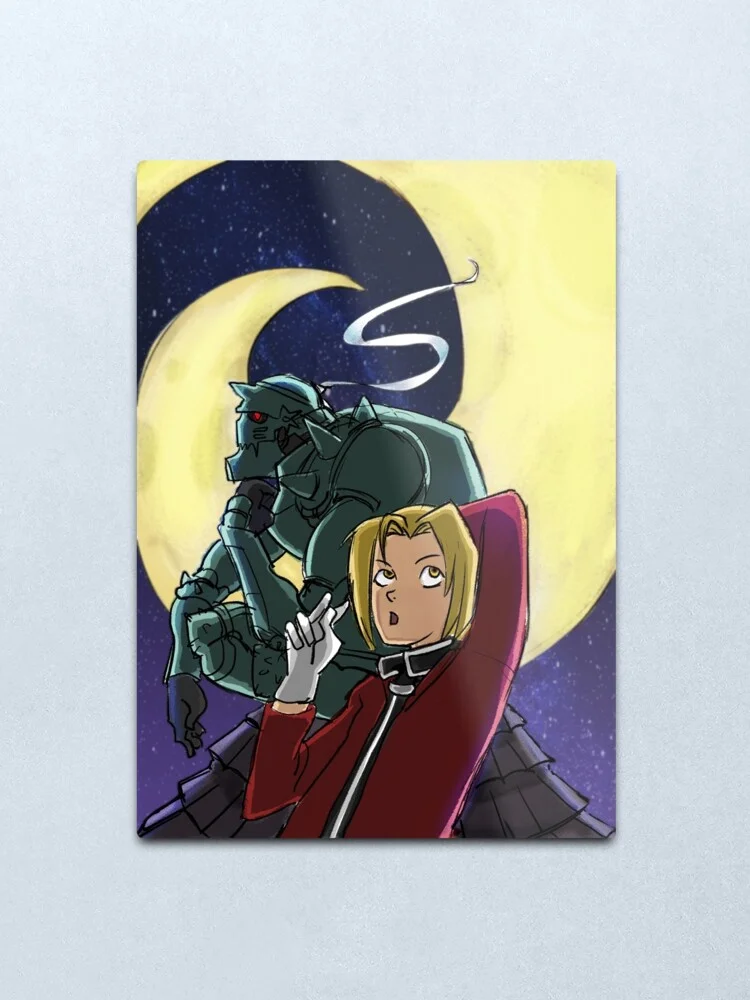 

Fullmetal alchemist Metal Print Tin Sign Vintage Metal Wall Sign Plaque Retro Garage Shed Car