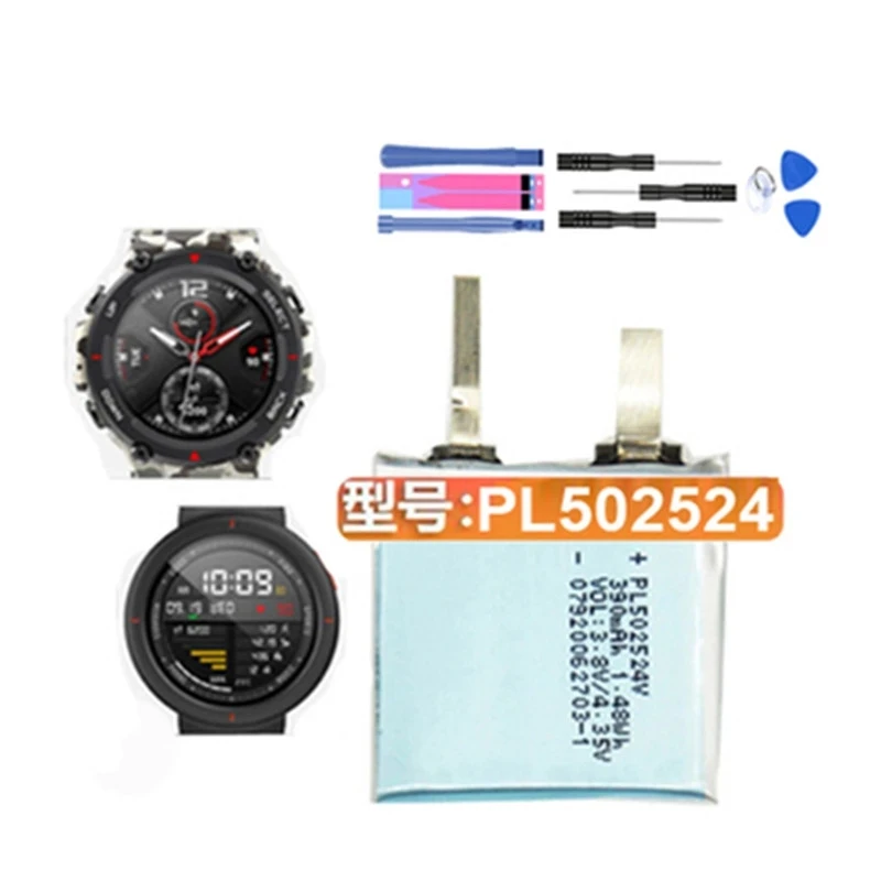 Аккумулятор для смарт-часов Amazfit Оригинальная батарея PL332728V / PL402120V PL372427V PL502524V -