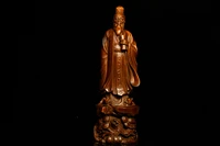 8china folk collection old boxwood seikos confucius statue confucianism confucianism office ornaments town house exorcism