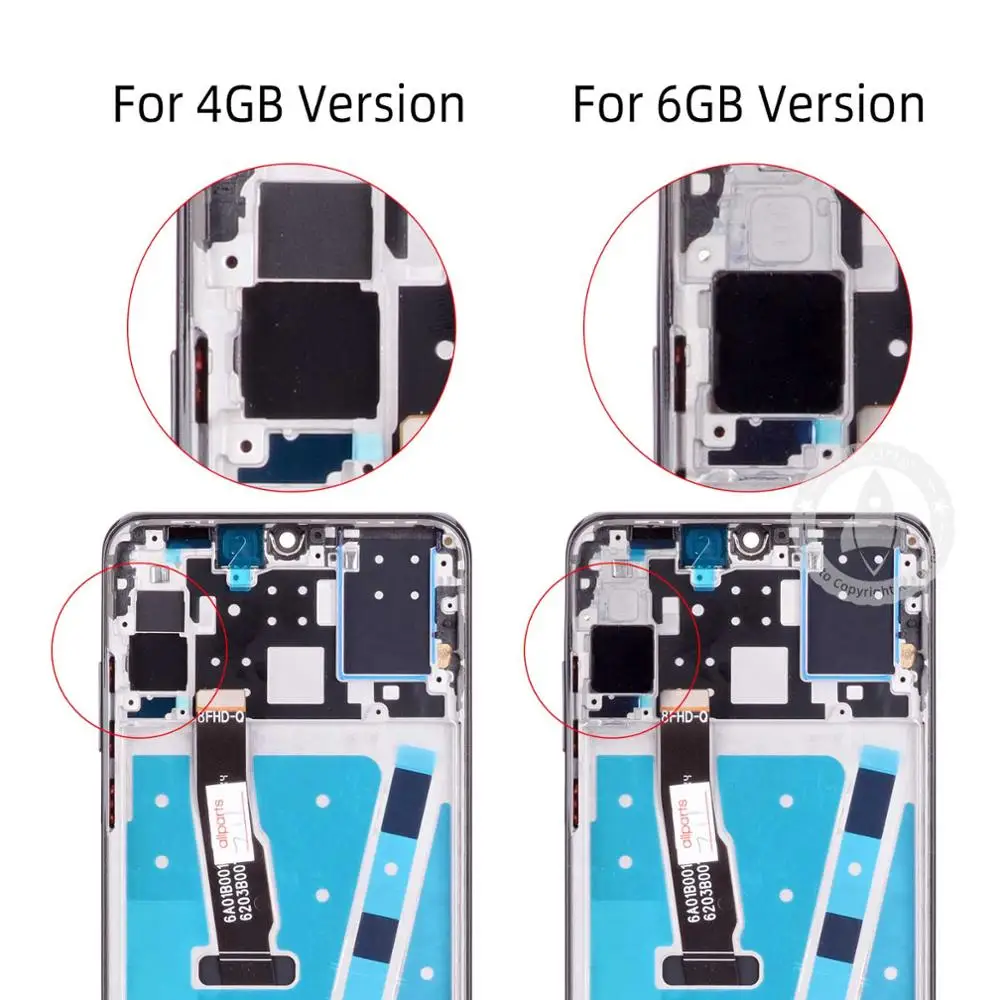 Оригинальный дисплей для HUAWEI P30 Lite ЖК-дисплей сенсорный экран Nove 4e Замена MAR-LX1 LX2 |