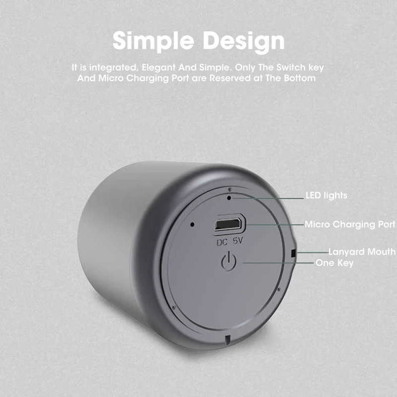 Милая Bluetooth колонка Портативная Hi Fi звуковая коробка водонепроницаемая Мини