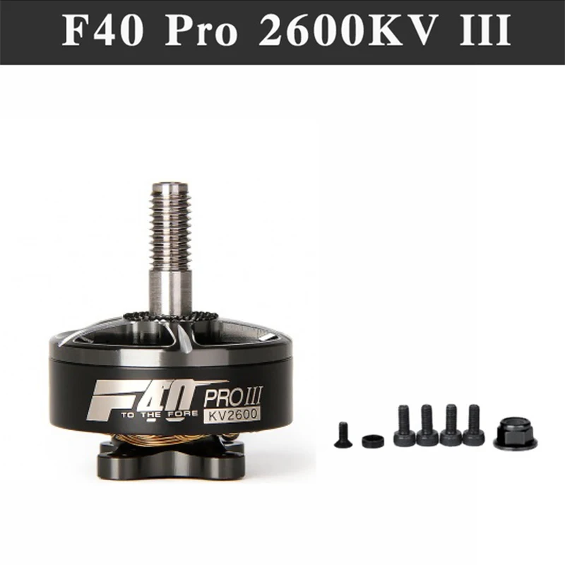 1PCS F40 III 2600KV T-двигатель F40 PRO III 1600kv/2400/2600kv 3-4S бесщеточный двигатель F60 PRO III 1750KV/2500KV/2700KV 5-6S CW резьбовой бесщеточный двигатель - Цвет: 1PCS F40 III 2600KV