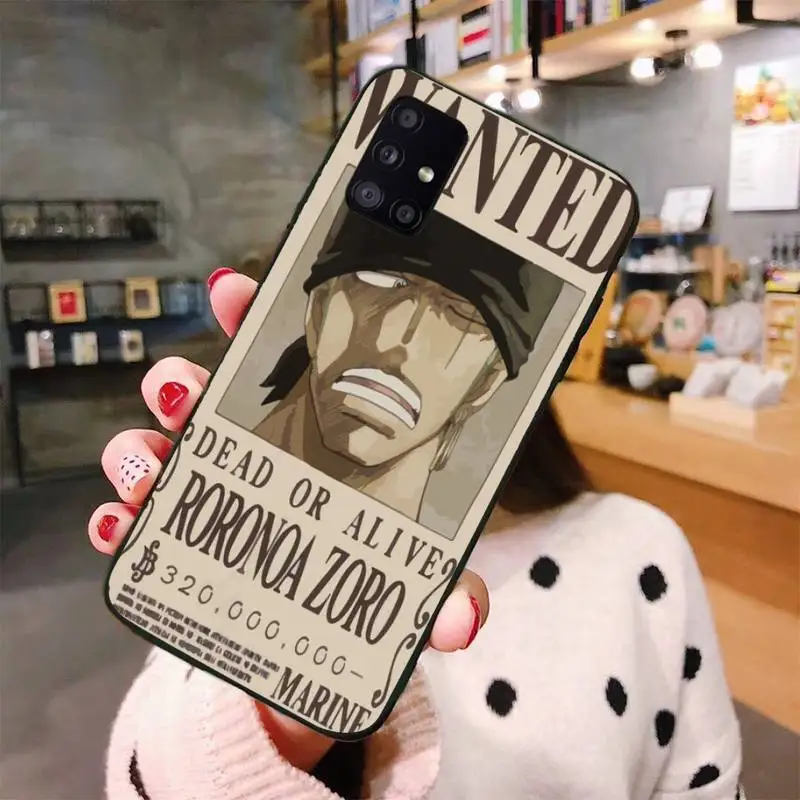 

One Piece Japan Anime Zoro Law Phone Case For Samsung S6 S7 edge S8 S9 S10 e plus A10 A50 A70 note8 J7 2017