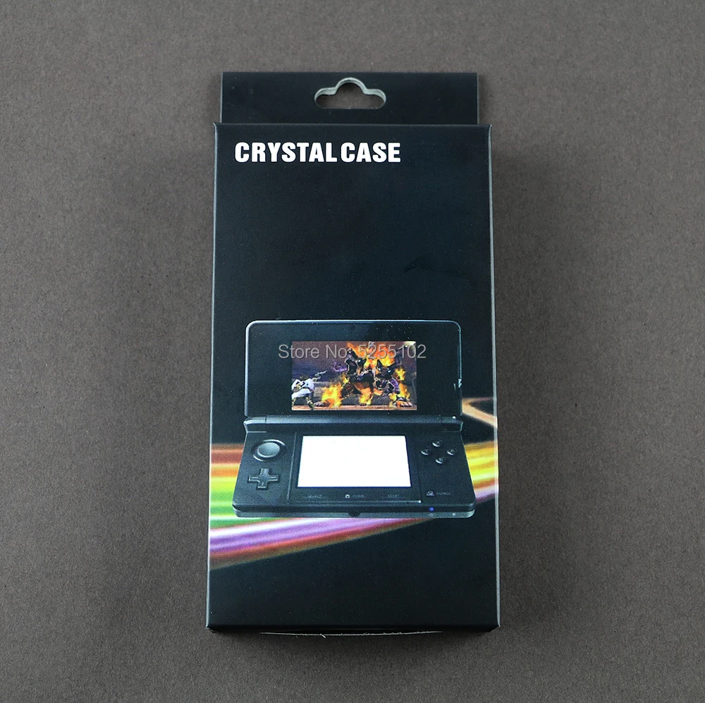 Горячая распродажа Прозрачный Пластик прозрачного хрусталя чехол для 3DS