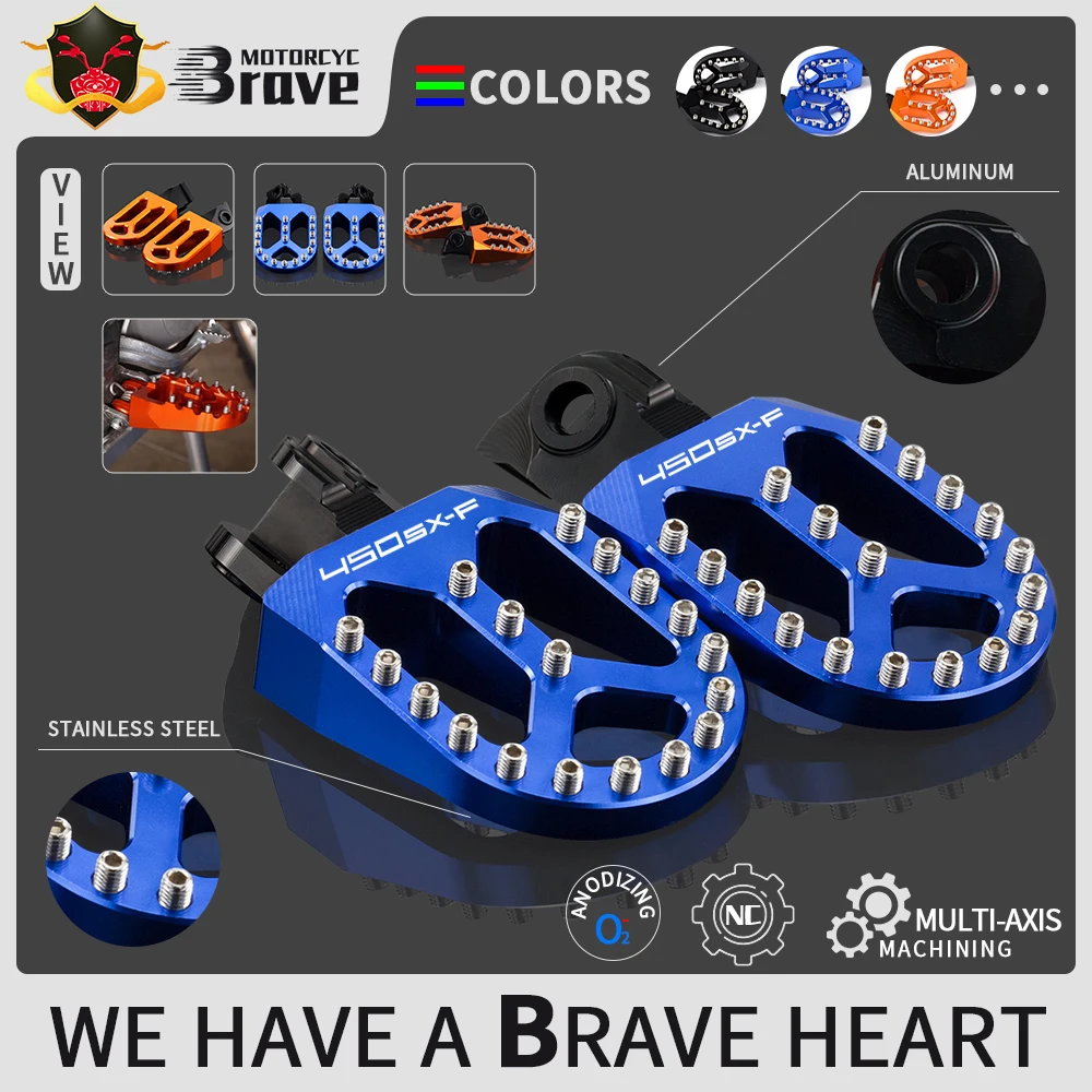 

Подставки для ног, подножки для KTM 250 / 350 / 450 SX-F 1998-2015 250SX-F 350SX-F 450SX-F 2014 2013 2012 2011 2010 2009