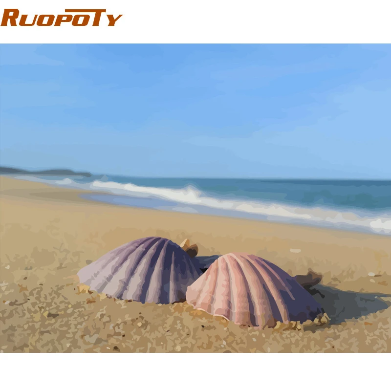 Ruopoty рамка Лебедь животные DIY картина по номерам Настенная картина акриловая холст картина для свадебного украшения Прямая - Цвет: 0929-17