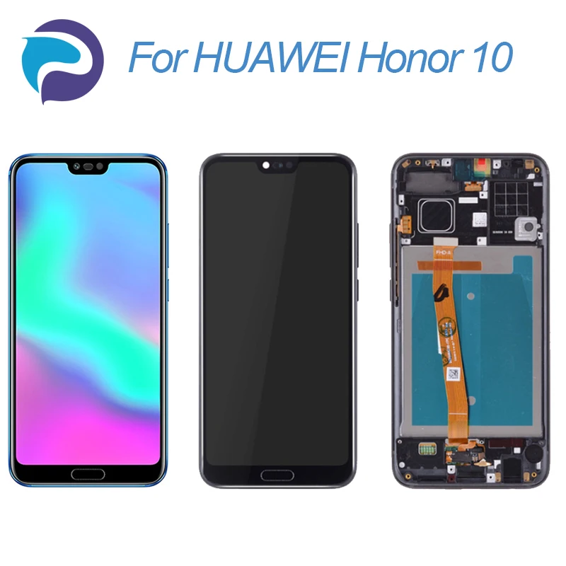 Для Huawei Honor 10 ЖК дисплей Дисплей + кодирующий преобразователь сенсорного экрана в