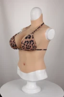e cup halfbody fake artificial boobs realistic silicone breast forms crossdresser shemale transgender drag queen 6g new upgrade