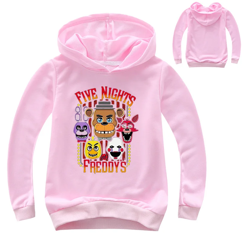 Розничная продажа! Новая футболка с принтом пять ночей детские толстовки