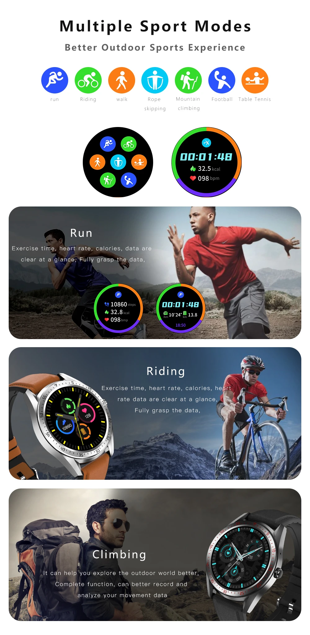

AMOLED 454*454 HD screen smart watch bluetooth call local music Weather smartwatch for men Android Always display the time