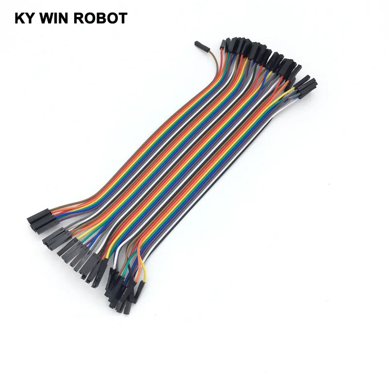 Перемычка для кабеля dupont 40 шт. перемычка линия гнездо 20 см 2 54 мм 1P набора arduino