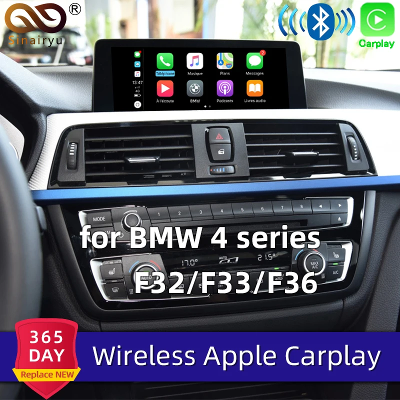 Sinairyu WIFI беспроводной Apple Carplay для BMW Retrofit 4 серии F32 F33 F36 NBT 2013 2017 Android - Цена: 19 720,34 руб.