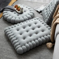biscuit square cushion mat cookie sofa chair seat floor tatami cushion soft back cushions cozy car lumbar pillow office cushion