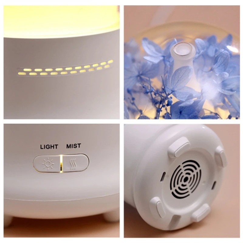 

Ultrasonic Aromatherapy Machine Household Equipment Aromatherapy Essential Oil Air Freshener with LED Light,EU Plug