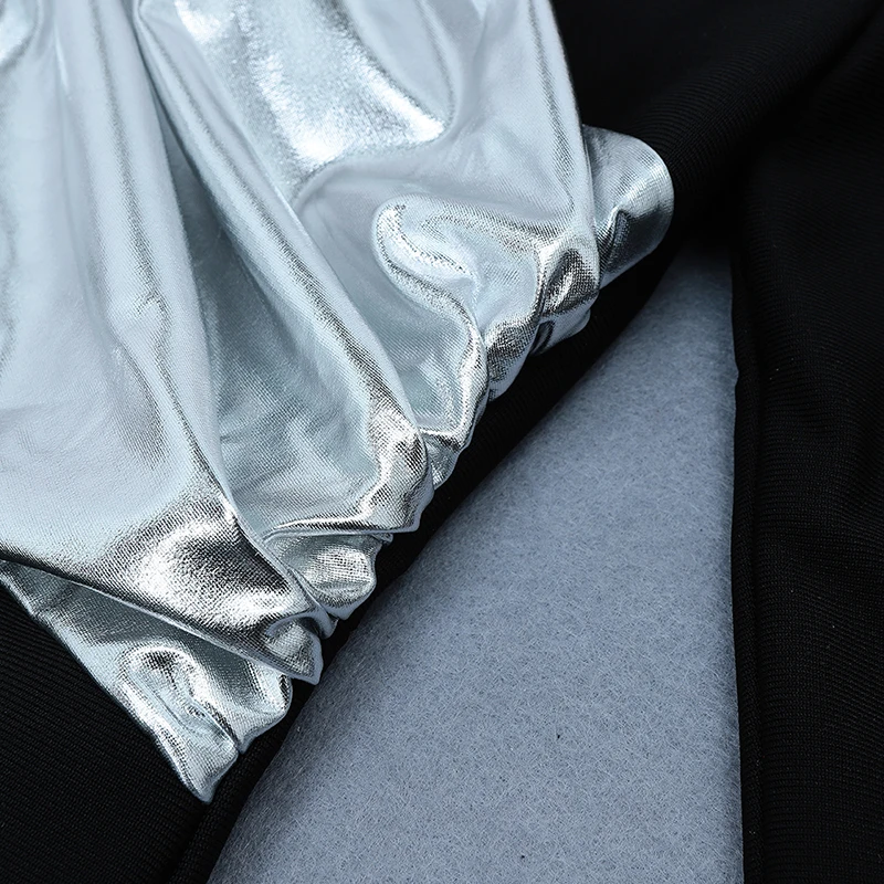 Женский комбинезон на одно плечо INDRESSME облегающие брюки с длинным рукавом в стиле