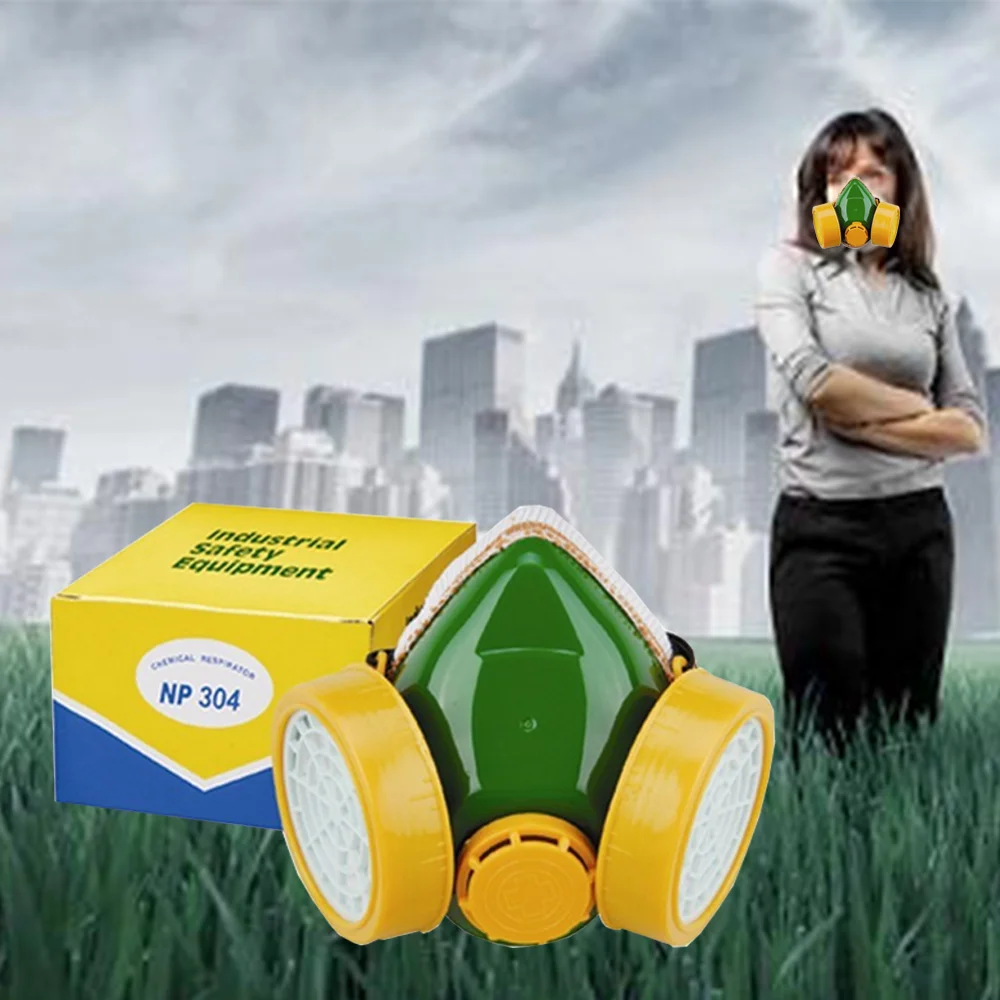 2020 New Cartridge Industrial Respirator Gas Activated Carbon Safety Anti-Dust Chemical Paint Spray Mask Dustproof | Безопасность и