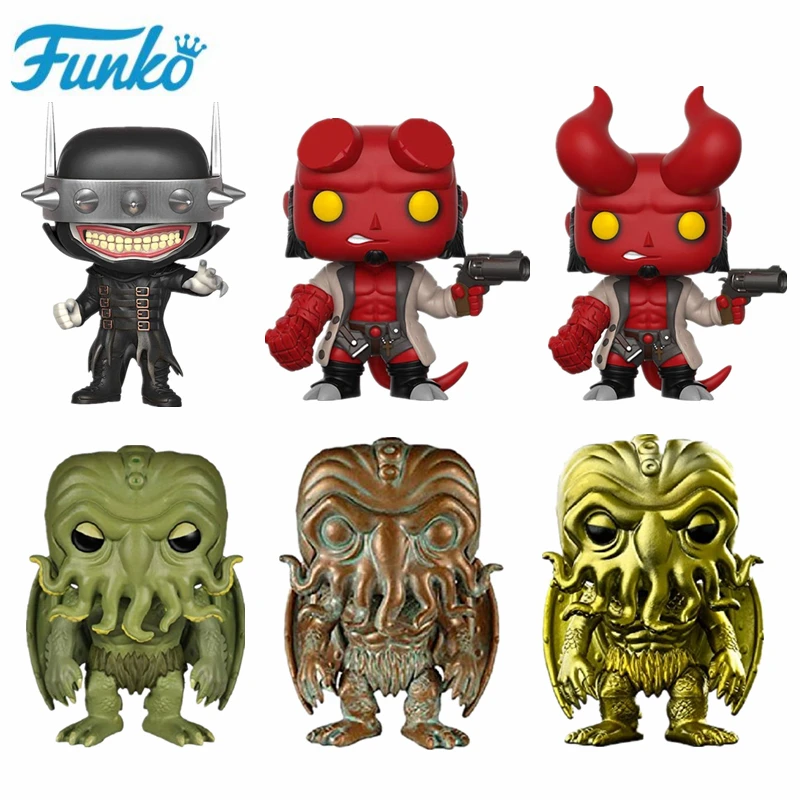 Funko DC The Batman, который смеется, Hellboy The Call of Cthulhu, фигурка, игрушки, коллекция, виниловая модель, рождественский подарок для детей на день рождения