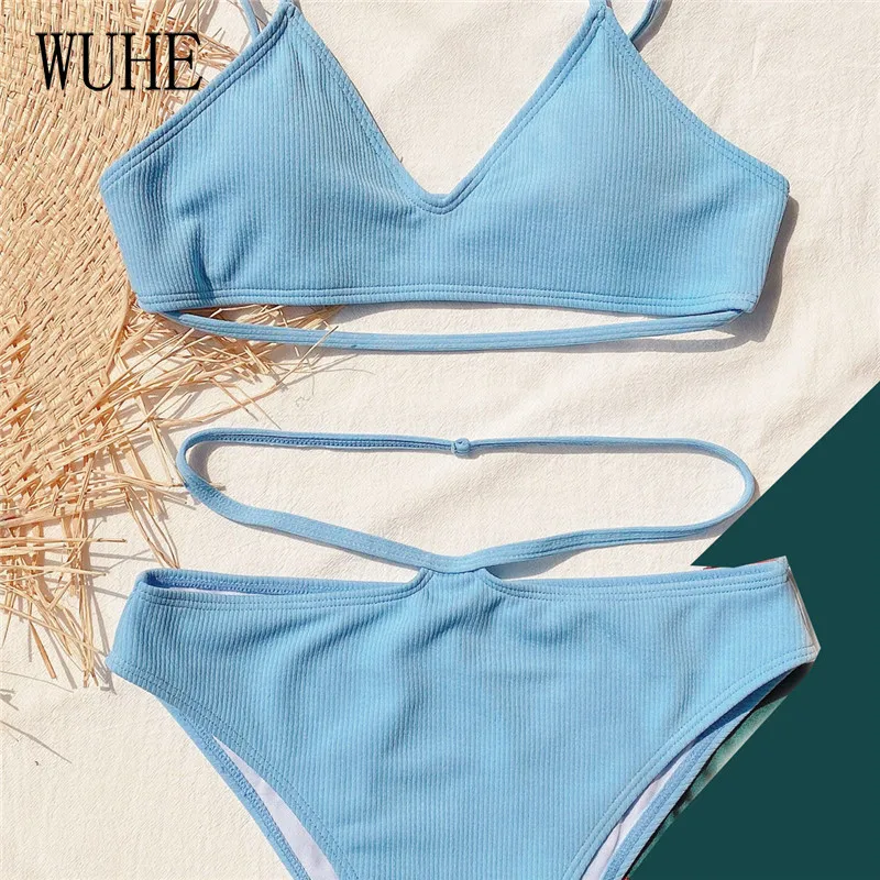 

YEYA Sexy Cut Out Swim Bikini Female Swimsuit Women Swimwear Two-pieces Bikini Set Bather Bathing Suit Young Style