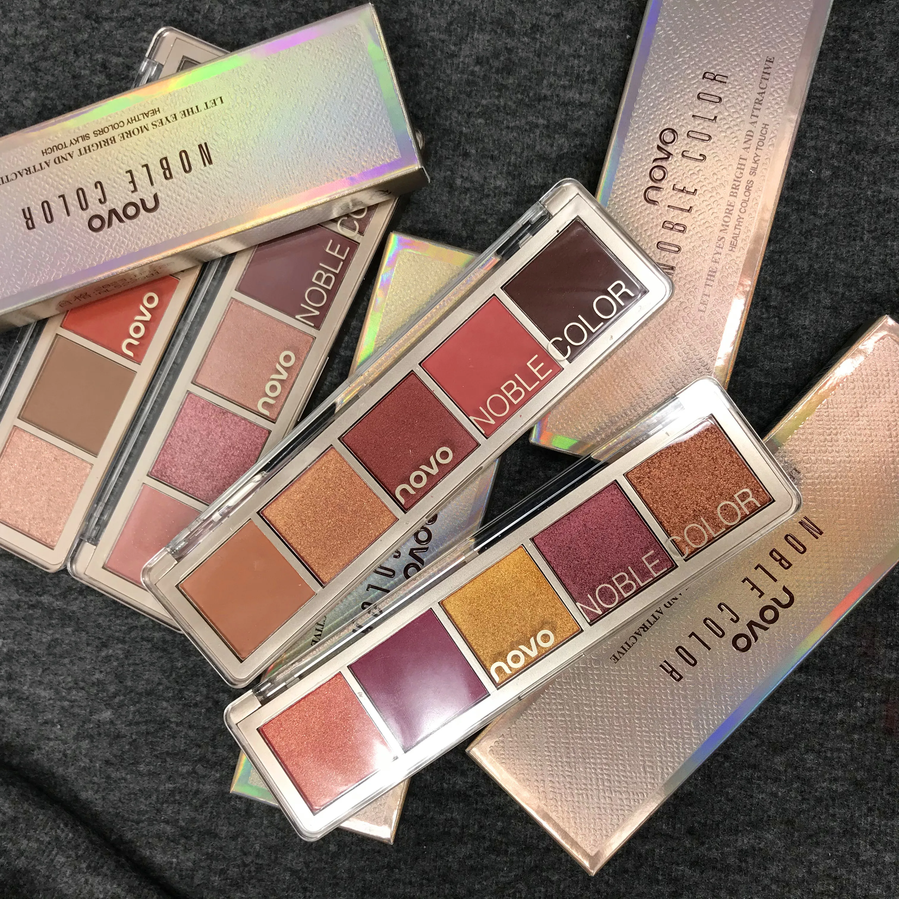 Новинка 2019 5 цветов палитра теней для век макияжа Новые матовые мерцающие тени с