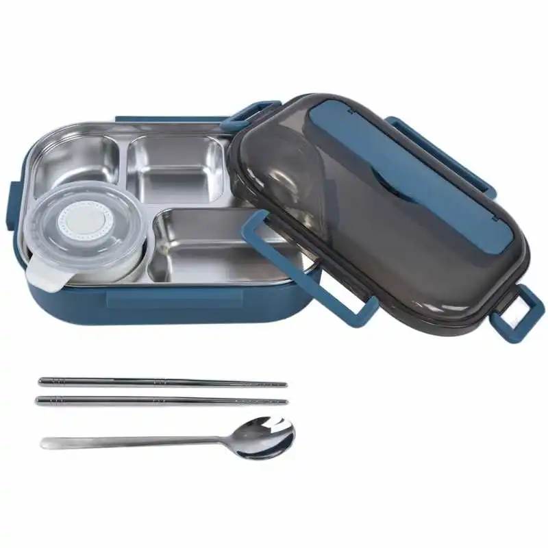 

Snack Box Portable Bento Box Large Capacity Leak Proof Thermal for Office
