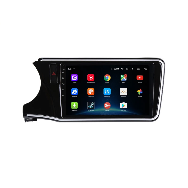 10 1 &quot2.5D IPS экран Android автомобильный DVD мультимедийный плеер GPS для HONDA CITY 2014 2015 2016