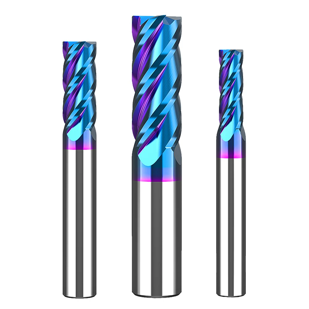 НАБОР КОНЦЕВЫХ ФРЕЗ Vsharp твердосплавные вольфрамовые резцы с 4 канавками и
