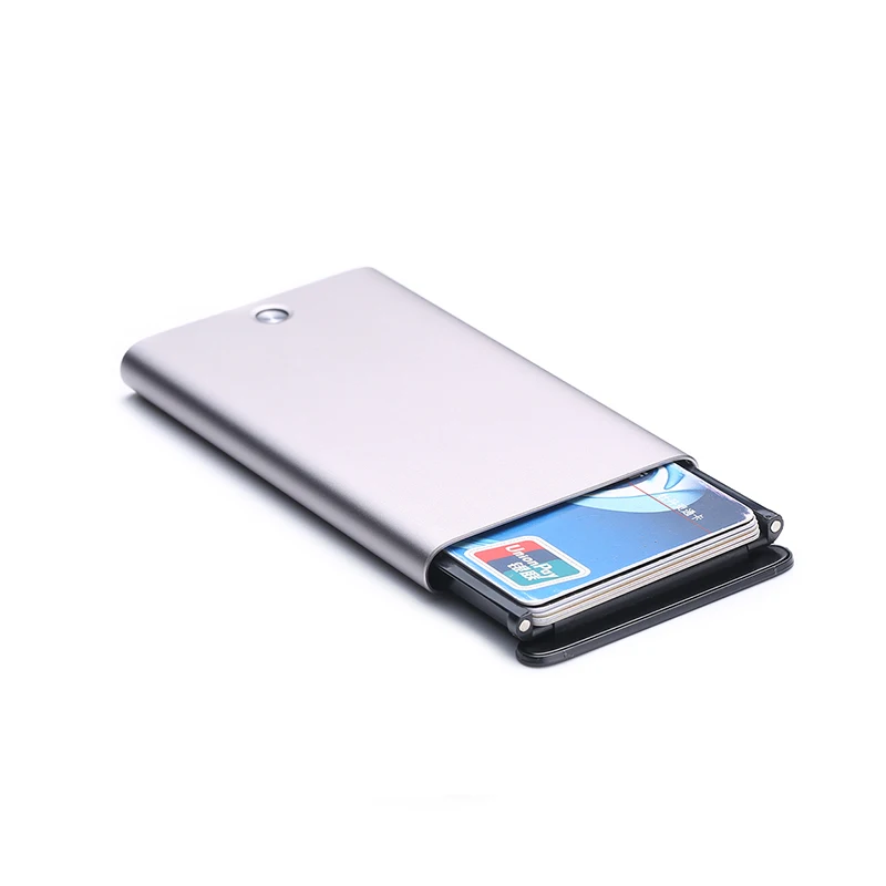 2020 мужской RFID блокирующий кошелек держатель для карт металлический