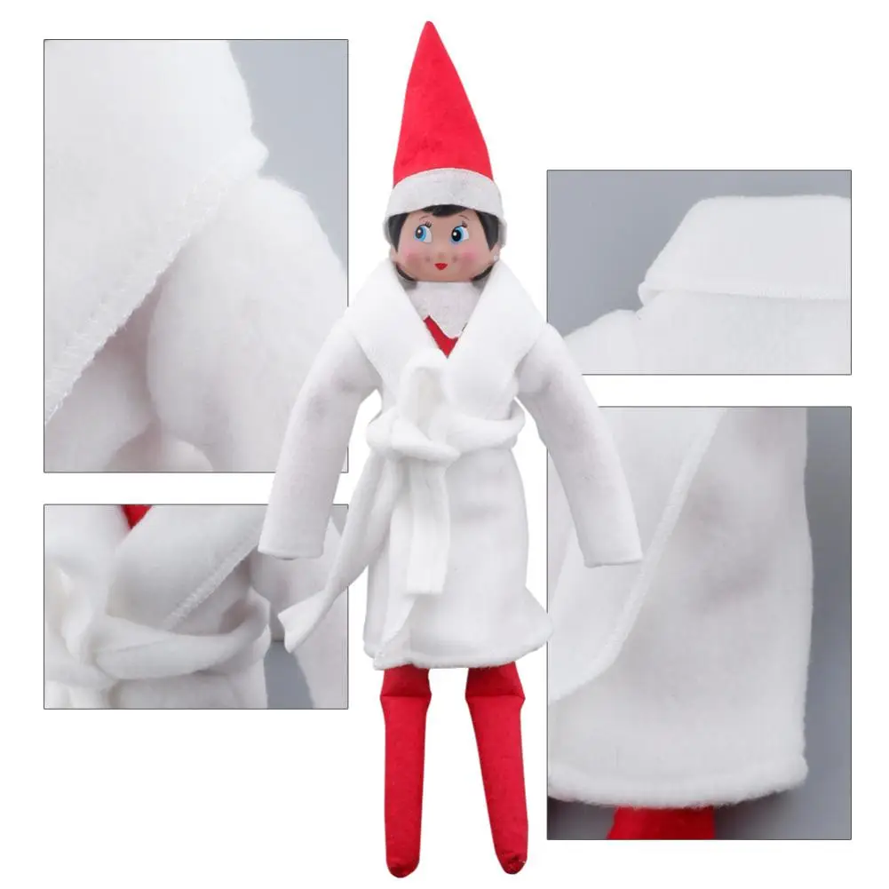 

Ночная рубашка эльфа из Рождественский эльф кукла хлопка, с книжной полкой, подарок для детей, Рождественский эльф Кукла Одежда (Без кукол)