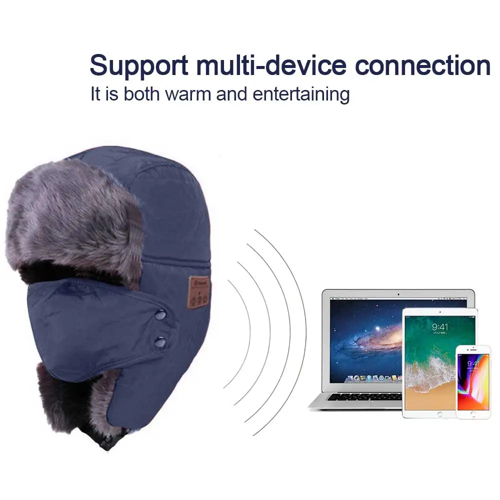 Bluetooth зимняя охотничья шапка Bluetooth охотничья Беспроводная шапка с наушниками зимняя шапка с пультом управления охотничья шляпа для улицы