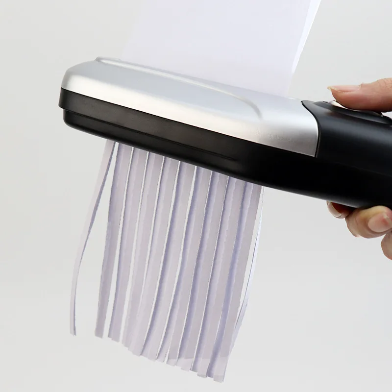 Portable Handheld Paper Shredder Cutter A6 Folded A4 Strip Cut USB/Batteries Operated Cutting Machine for Home Office School | Компьютеры