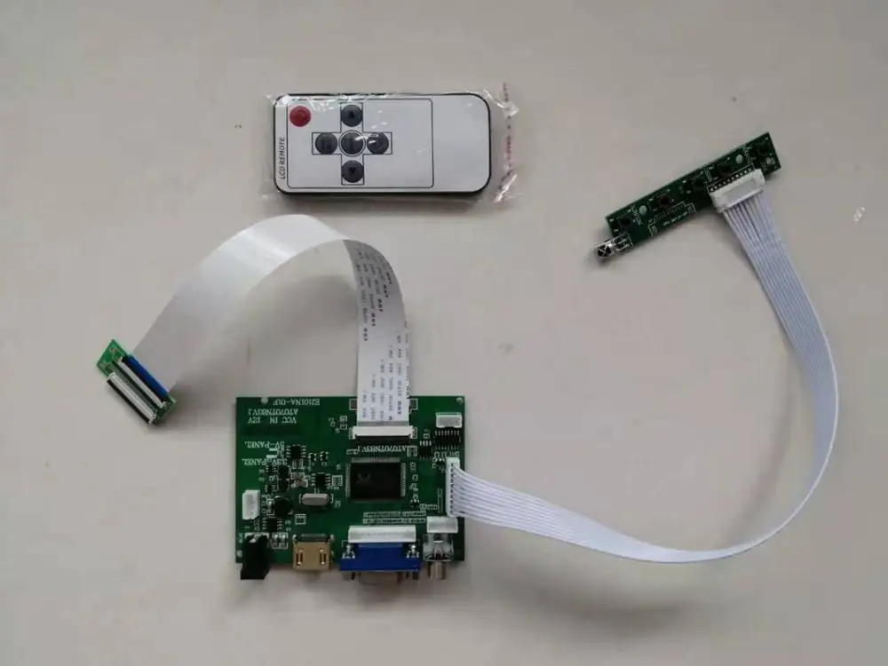 Only board 5," дюймовый ЖК-дисплей AT056TN53 AT056TN53 V.1 ЖК-контроллер драйвер платы HDMI VGA 2AV монитор для малинового пирога - Цвет: Only board
