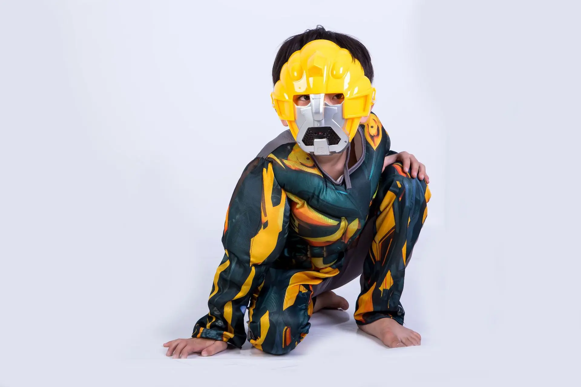 Костюмы из мышечной шмели + маска Детский костюм на Хэллоуин для мальчиков