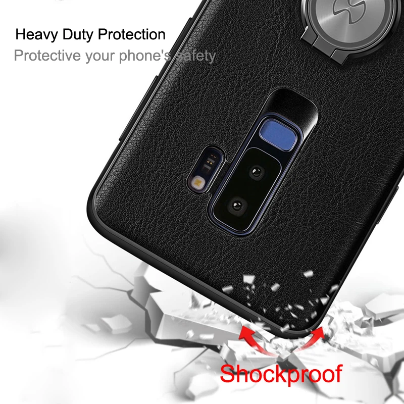 Чехол XUNDD для Samsung Galaxy S9 Plus мягкая задняя крышка из ТПУ и искусственной кожи Note 8