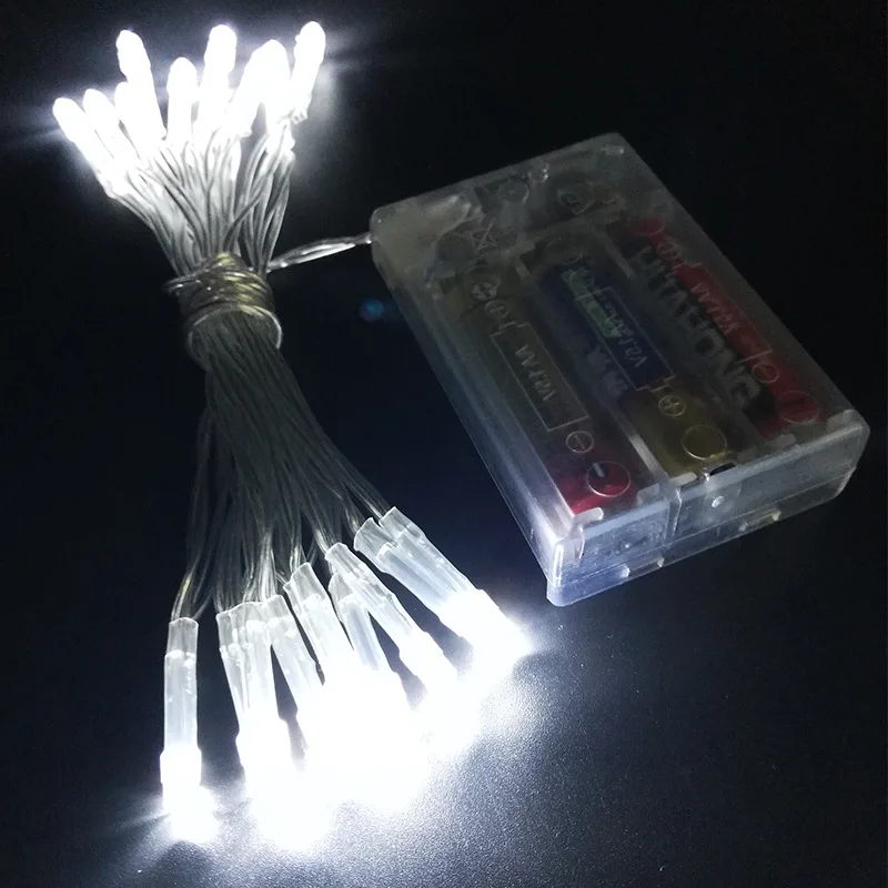 

Mini Flashlights 1.5M/3M/6M LED String Fairy Lights AA Dry Battery Operated DIY Decoration for Party Wedding Christmas Halloween
