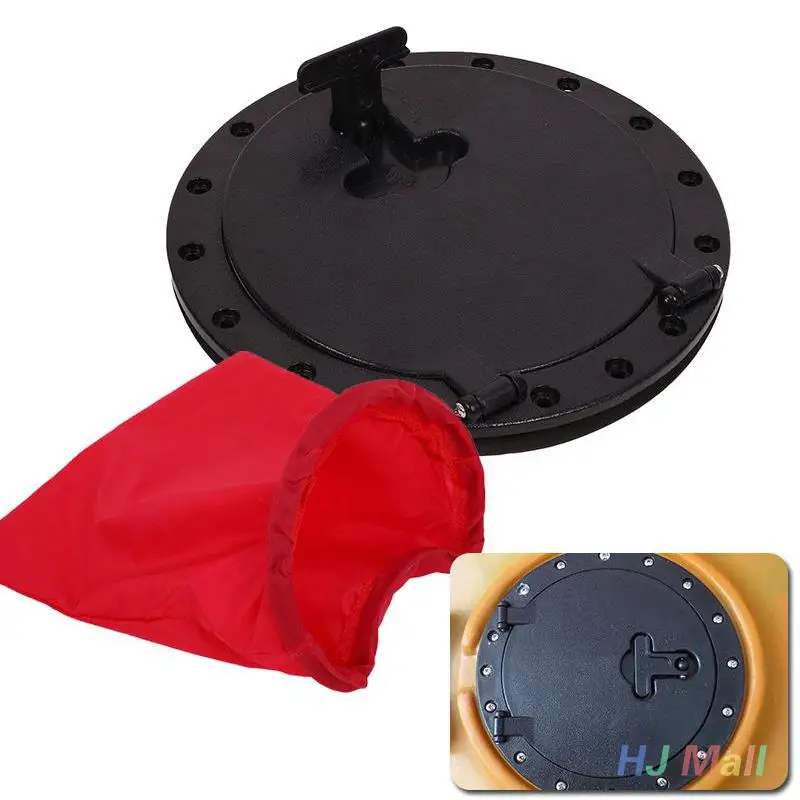 

Bag ABS Boating Deck Plate Boat Cover 10" with Kayak Red