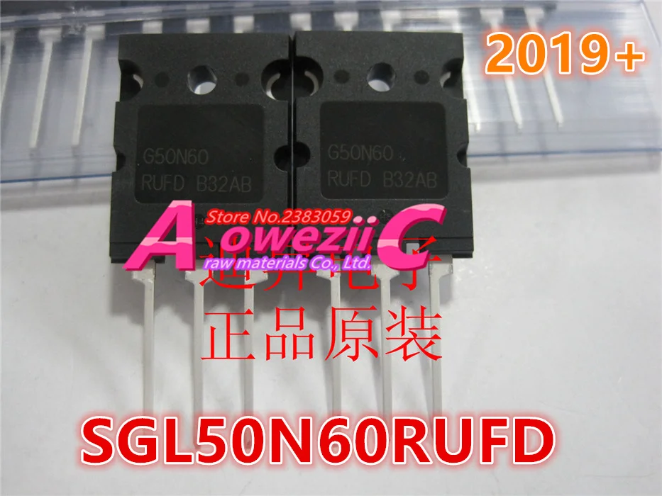 Aoweziic 2019 + 100% новый импортный оригинал SGL50N60RUFD G50N60RUFD G50N60 TO 264 IGBT одна трубка 50A