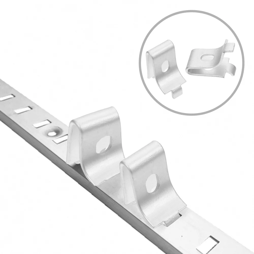 

50 Pcs Adjustable Support Clip Fixing Clamp Shelf Support Clip Shelf Fixing Clip