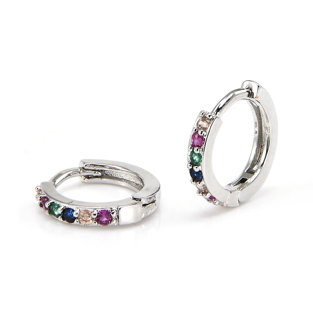 Новые модные женские серьги гвоздики для хряща с золотым наполнителем полые